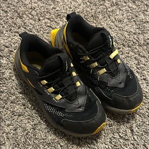Under Armour Kids Shoes Black and Yellow